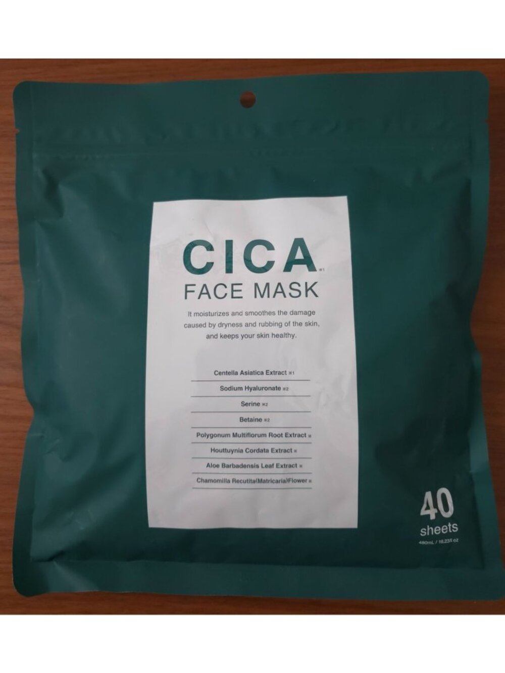 CICA Premium Face Mask Hydrating & Soothing Dry Skin 40 Sheets - Made In Japan